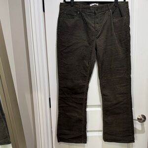 GAP Dark Olive Corduroy Pants NWOT